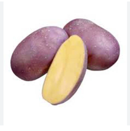 Royal blue potatoes by the kilo